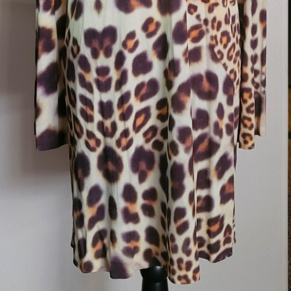 Nicole Miller Beaded Animal Print
